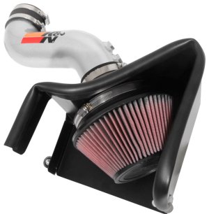 Hyundai Sonata Performance Air Intake - K&N Engineering - Typhoon Short Ram - Silver - `15-`18